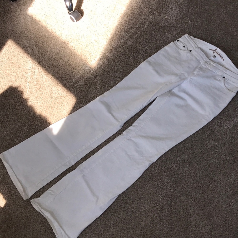 White Bebe jeans